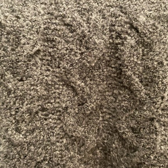 Soft, Oversized Mock Turtleneck Talbots Wool Blend Cableknit Sweater - Picture 5 of 7